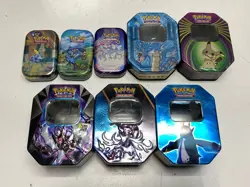 Mixed Pokemon TCG Empty Tins, Accessories, and Collectibles Bundle - Image 4
