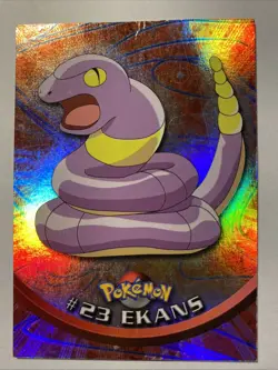 EKANS #23 Pokemon Card TCG FOIL Topps TV Animation - Image 1