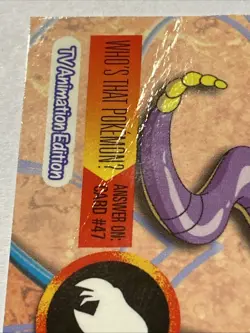 EKANS #23 Pokemon Card TCG FOIL Topps TV Animation - Image 5
