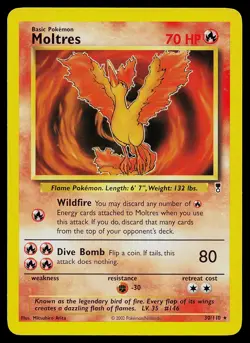 Pokemon Card - Moltres Legendary Collection 30/110 Rare - Image 1