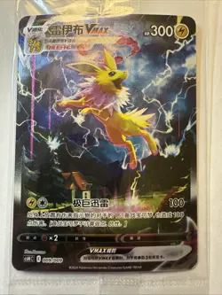 Pokemon TCG Sealed Jolteon Vmax 009/009 Chinese Holo Rare 2024 - NM - Image 1