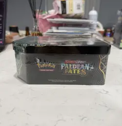 Pokemon TCG Paldean Fates Great Tusk EX Tin Factory Sealed - Image 2