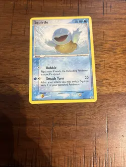 Squirtle EX Fire Red Leaf Green 83/112 Ex/NM Non-Holo Nirvana Pokemon - Image 1