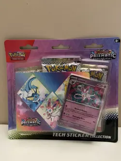 Pokemon Prismatic Evolutions Tech Sticker 3-Pack - Image 1