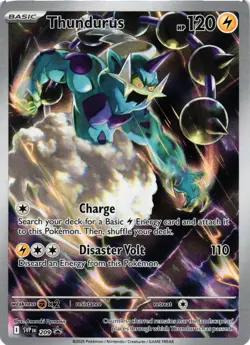 Pokemon TCG Black Bolt Thundurus 209 Regular Promo NM - Image 1