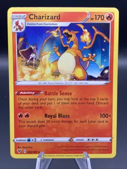 Charizard 025/185 SWSH04 Vivid Voltage Non Holo Rare Pokemon TCG NM - Image 1