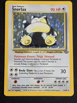 Snorlax - 11/64 - Pokemon Jungle Holo Rare - HP - Image 1