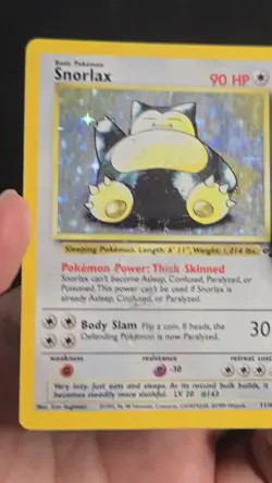 Snorlax - 11/64 - Pokemon Jungle Holo Rare - HP - Image 2