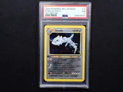 Pokemon 1st Edition Steelix 15/111 PSA 7 Neo Genesis Holo Rare Vintage - Image 1