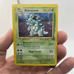 Pokemon Nidoqueen 7/64 Jungle Holo Rare HP - Image 1