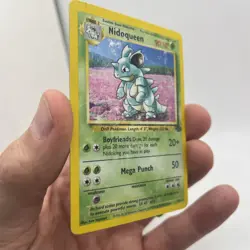 Pokemon Nidoqueen 7/64 Jungle Holo Rare HP - Image 2
