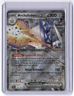 Archaludon ex - 130/191 Double Rare Holo Pokemon NM+ - Image 1