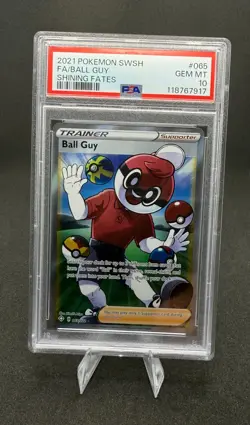 Ball Guy #065 Pokemon SWSH Shining Fates PSA 10 - Image 1