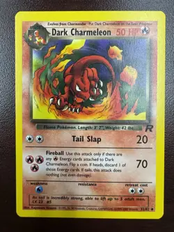 Vintage Pokemon - Dark Charmeleon 32/82 - Team Rocket LP+/NM- - Image 1