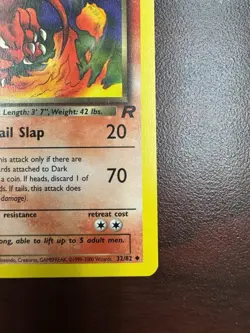 Vintage Pokemon - Dark Charmeleon 32/82 - Team Rocket LP+/NM- - Image 5