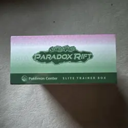 Pokemon TCG Paradox Rift Pokemon Center Elite Trainer Box Sealed - Iron Valiant - Image 5