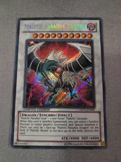 Malefic Paradox Dragon - YMP1-EN007 - Limited - Secret Rare - LP - Image 1