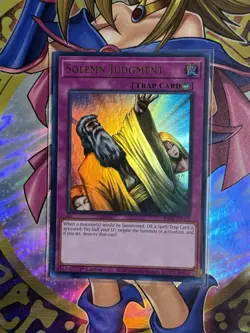 x1 Solemn Judgment - RA02-EN075 - Ultra Rare - 1st Edition Yu-Gi-Oh! M/NM - Image 1