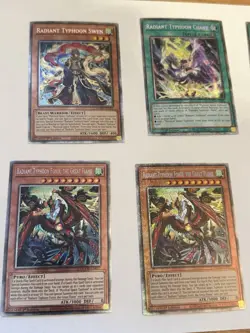 Yugioh Radiant Typhoon Swen Chant Starlight Rare Lot - Image 2