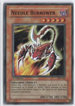 Yugioh - Needle Burrower AST-020 1st Edition - Ancient Sanctuary - Image 1