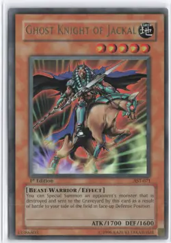 Yugioh - Ghost Knight of Jackal AST-071 1st Edition - Ancient Sanctuary - Image 1