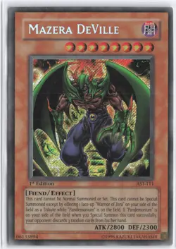 Yugioh - Mazera DeVille AST-111 1st Edition - Ancient Sanctuary - Image 1