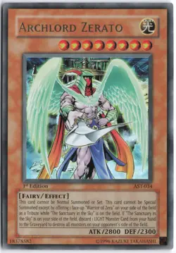 Yugioh - Archlord Zerato AST-034 1st Edition - Ancient Sanctuary - Image 1
