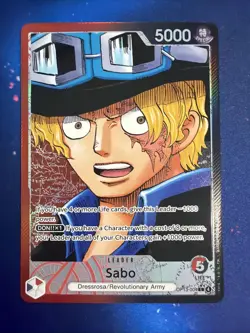 One Piece TCG OP13-004 Sabo Alt Art Leader AA Card Game CCG English - Image 1