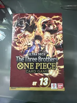 One Piece TCG The Three Brothers Ultra deck St13 St-13 *SEALED* - Image 1