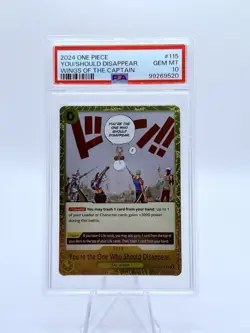 2024 One Piece You’re The One Who Should Disappear Wings Of The Captain PSA 10 - Image 1