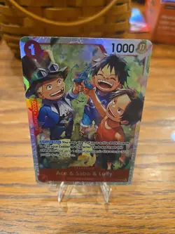 Ace & Sabo & Luffy OP13-007 - One Piece TCG English - SR Foil NM Near-Mint - Image 3