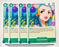 OP01-042 Komurasaki (UC) Romance Dawn One Piece CCG x4 Playset *Pre-Errata NM - Image 1