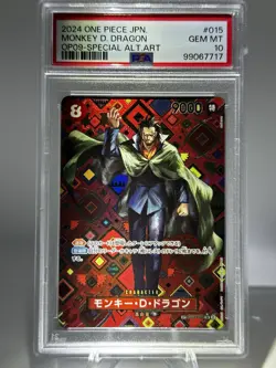 PSA 10 Alternate Art Monkey D. Dragon One Piece 2024 OP09 Special Alt Art JPN - Image 1