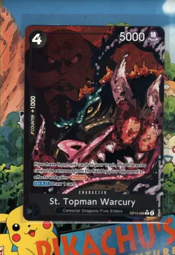 One Piece TCG St. Topman Warcury (Alternate Art) OP13-089 Holo NM/M 3 - Image 1