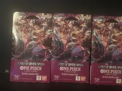 4X One Piece A Fist of Divine Speed OP11 Sleeved Booster Packs - Image 2