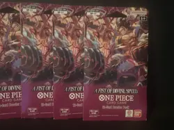 5x One Piece A Fist of Divine Speed OP11 Sleeved Booster Packs - Image 3