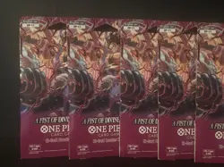 5x One Piece A Fist of Divine Speed OP11 Sleeved Booster Packs - Image 4