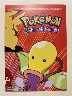 GEODUDE Pokemon Card TCG Topps Tv Animation Edition Stick On Puzzle - Image 2