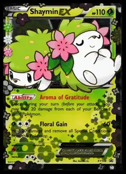 Pokemon TCG Shaymin EX XY148 Generations Holo Black Star Promo Card - Image 1