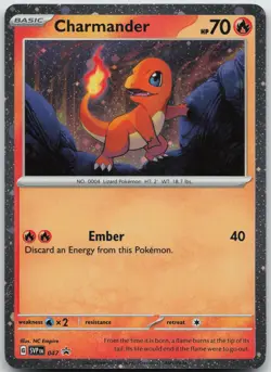 Charmander - (Cosmos Holo) Promo SV: Scarlet & Violet Promo Cards 047 NM - Image 1