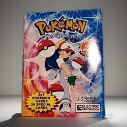 Pokemon Electric Peru 25 Packs Box Cards New Old Stock 2020 FREE SHIPPING - Image 1