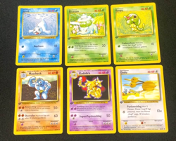 NM MINT Pokemon TCG - 1st Edition Base Set German Lot of 6 Cards - Image 1