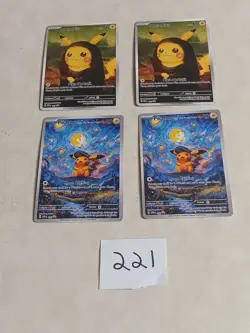 4Pokemon x Van Gogh Black Star Promo ACG Art Card - Read description - Image 1