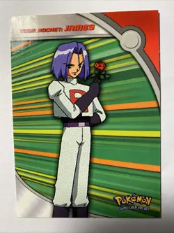 JAMES Pokemon Card TCG Topps Tv Animation Edition HEROES & Villains - Image 1