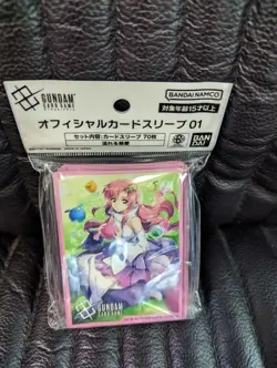 Bandai Gundam CG Official Card Sleeves 01 - Lacus - Image 1