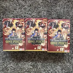 One Piece Card Game ST-13 The Three Brothers Ultra Deck ENGLISH Lot Of 3 - Image 1