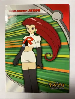 JESSE Pokemon Card TCG Topps Tv Animation Edition HEROES & Villains - Image 1