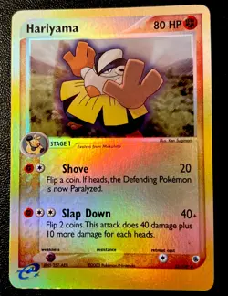 Hariyama 33/109 LP Reverse Holo EX Ruby & Sapphire Pokemon Card! - Image 1