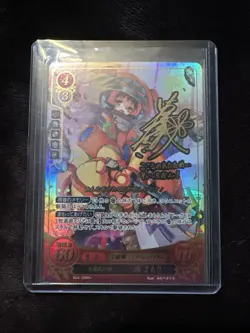 Fire Emblem 0 Cipher B04-009R+ SIGNED FOIL Trading Card Game TCG Mamori Minamoto - Image 1