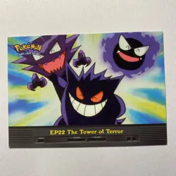 GENGAR The Tower of Terror Pokemon Card TCG Topps TV Animation - Image 1